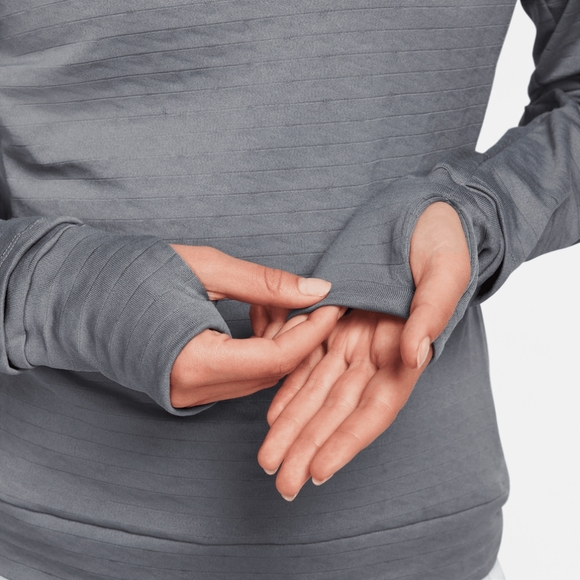 Nike Women's Therma FIT Swift Element Turtleneck Running Top NWT Size XS (Grey) - Picture 16 of 16